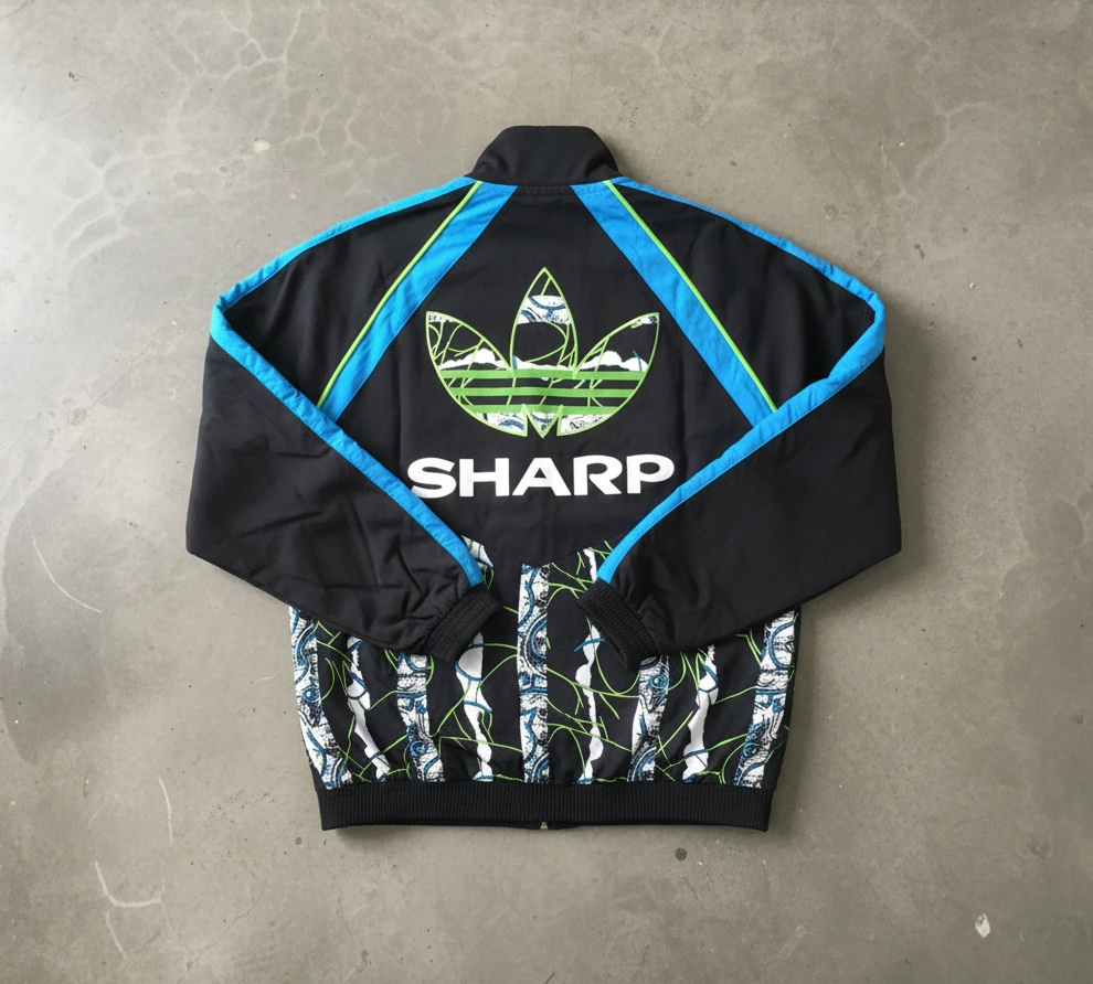 Retro Manchester United Windbreaker