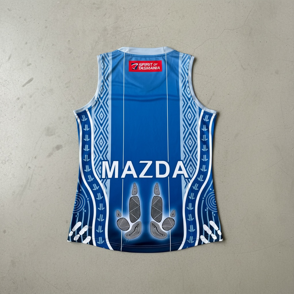 North Melbourne Kangaroos 2022 AFL Indigenous Dreamtime Guernsey – Blue