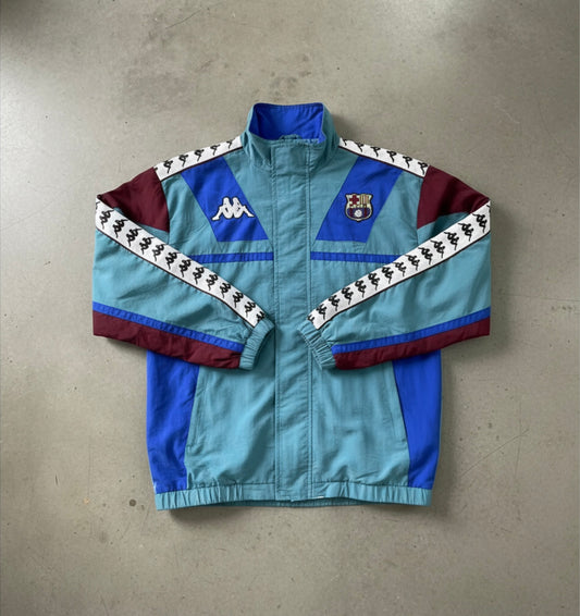 Barcelona Vintage Kappa Soccer Windbreaker