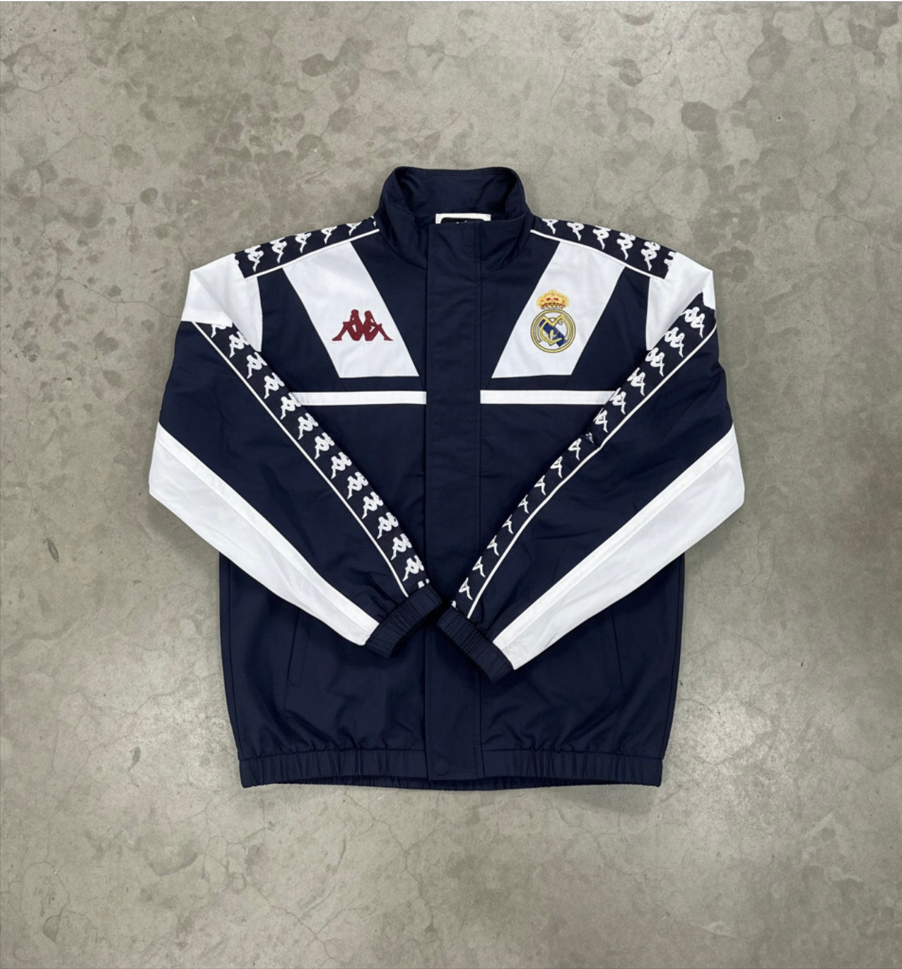 Vintage Real Madrid Kappa Soccer Windbreaker