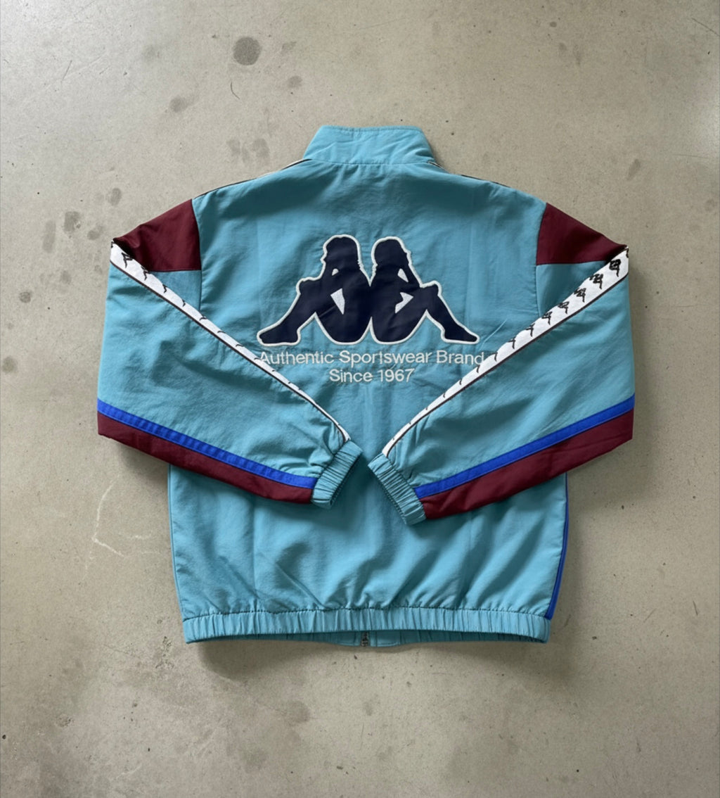 Barcelona Vintage Kappa Soccer Windbreaker