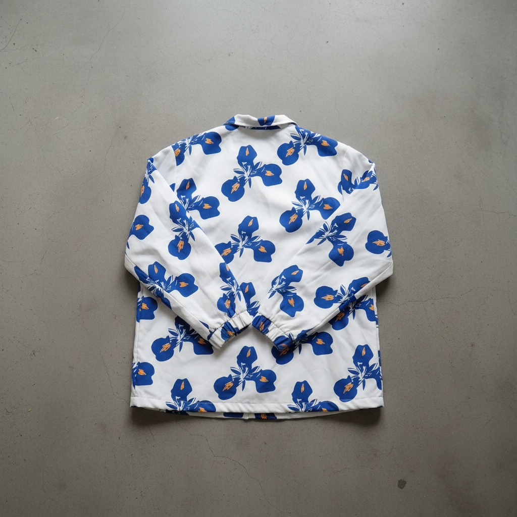 France Floral Windbreaker