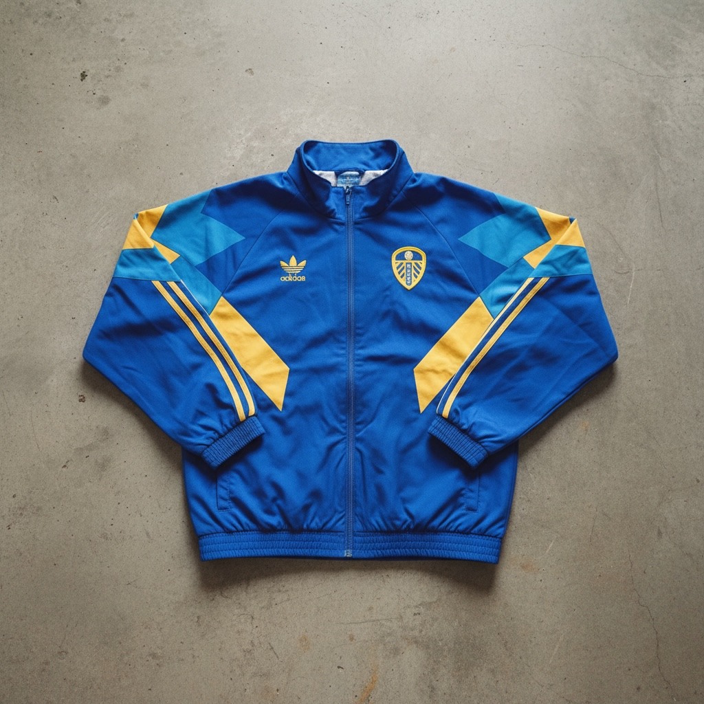 Leeds United Retro Windbreaker