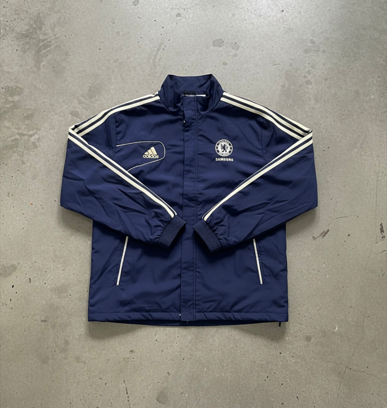 Retro Chelsea Soccer Windbreaker