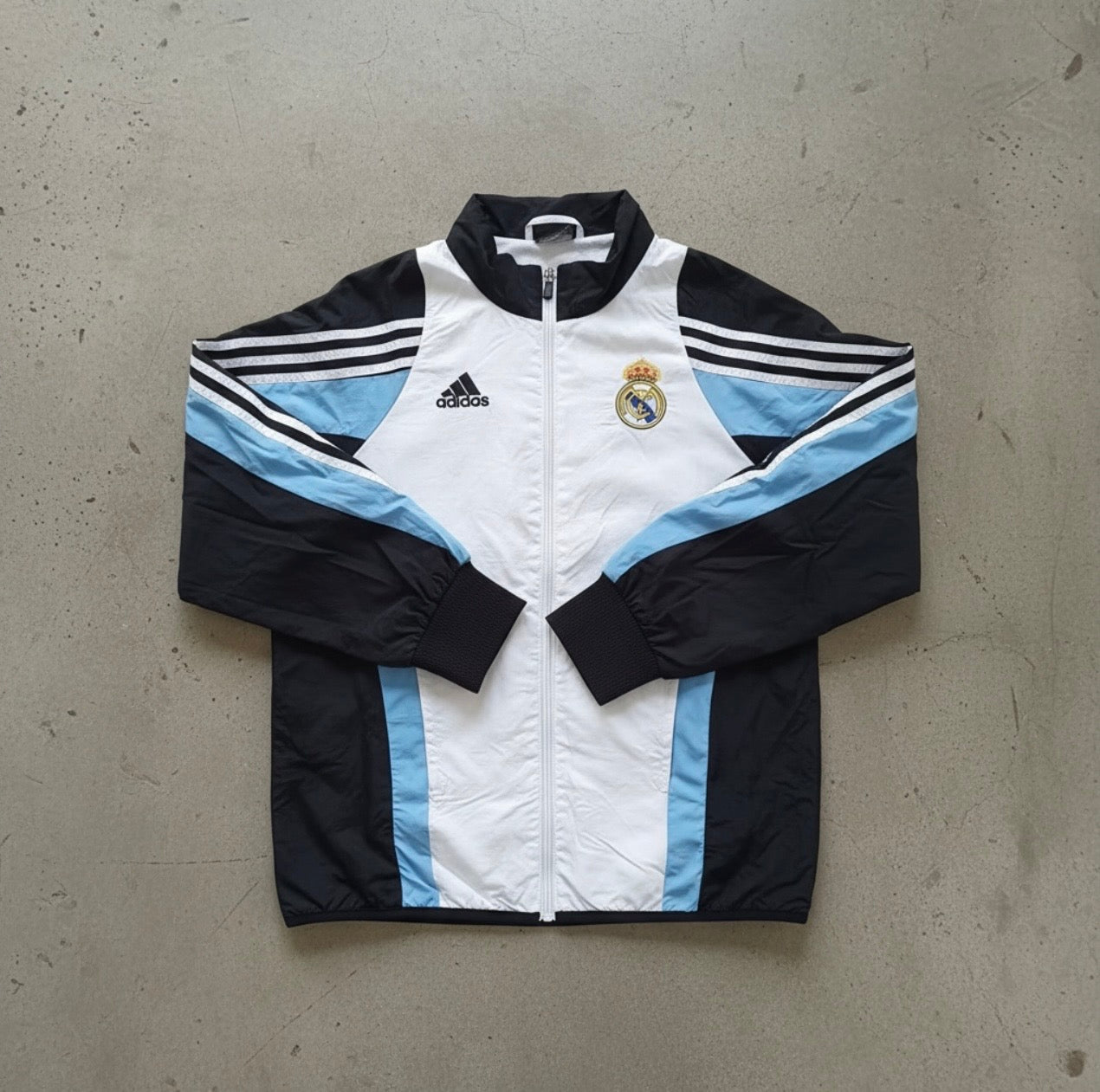 Retro Real Madrid Windbreaker